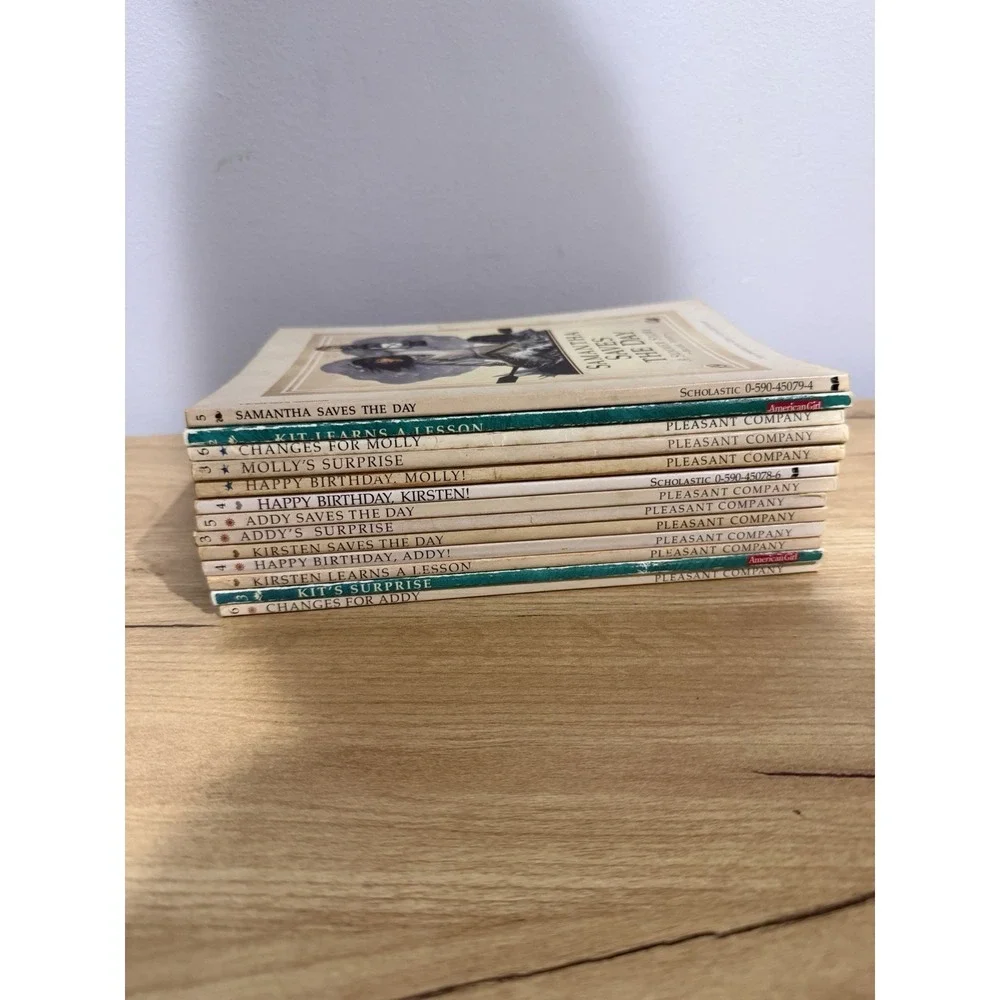 The American Girls Collection Lot Of 13 Samantha Molly Kirsten Addy Kit